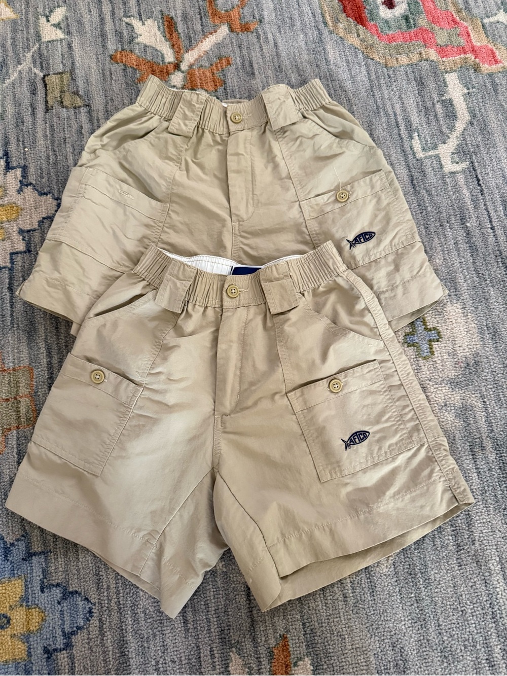 Aftco Boys Youth Original Fishing Short Bundle Khaki Size 26